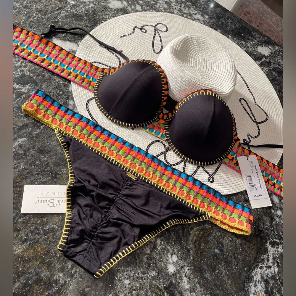 NWT Beach bunny bikini L top, XL bottoms set - Picture 5 of 7